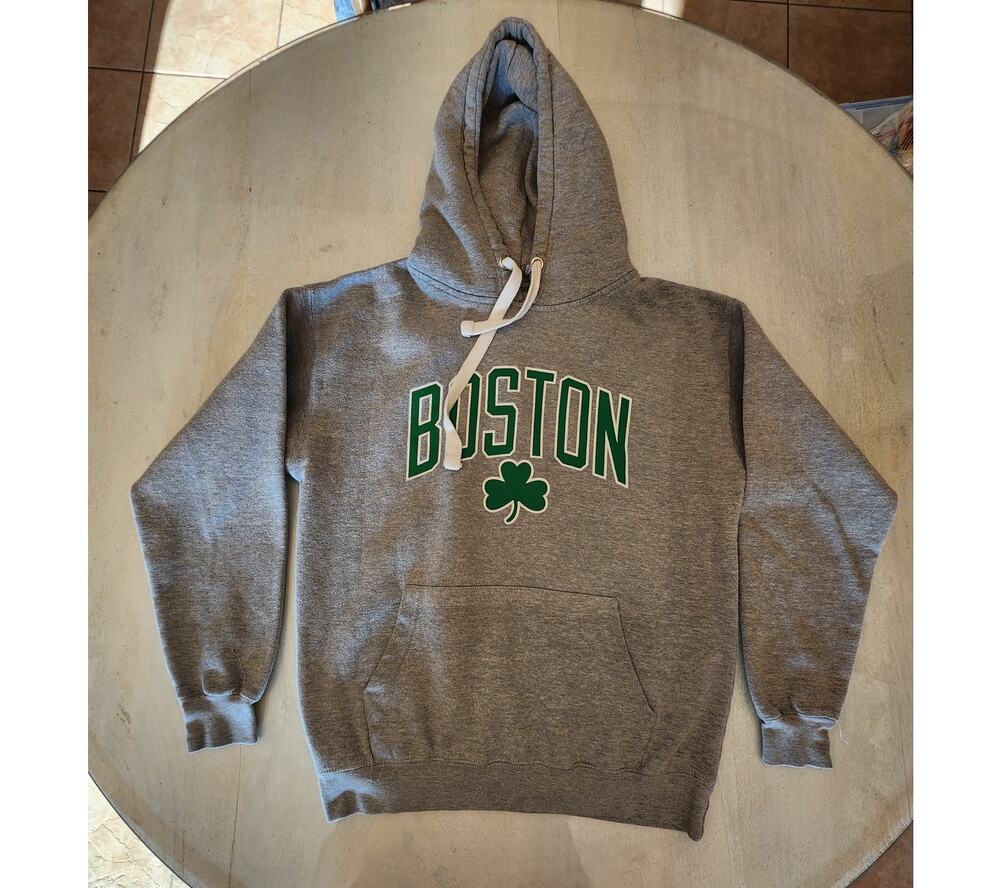 Boston Clover Hoodie Gray SZ Small Activewear Athleiure